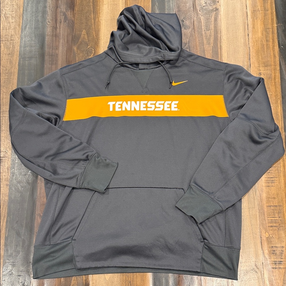 Nike Black and Orange Tennessee Volunteers Pullover